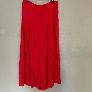 Zara Wide Line Pants Linen Size XL